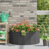 vidaXL Jardinieră Negru 90 x 45 x 35 cm Oțel 883689