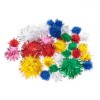 Set Accesorii Creatie, 30 Bucăți, Pompon, Multicolor, Tinsel Argintiu, Oem