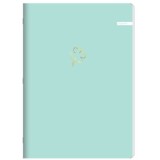 Caiet A5 capsat, 60 file matematica, 70g/mp, coperta soft touch