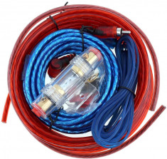 Kit Complet cabluri + sigurante pentru subwoofer 1500W foto