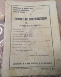 Carnet de Contributiuni contributi 1933