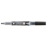 Pachet 10 buc marker pentru tabla vboard master s pilot 1.3 mm varf rotund negru