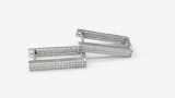 Cumpara ieftin Cercei Geometric Huggie din Argint 925 Crystal Pave Rectangular, cu Zirconiu