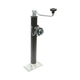 Picior de sprijin pentru remorca reglabil 50 cm cu manivela, fixare laterala, 2268 kg