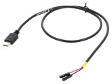 Cablu USB C DELOCK 85473, 1pin x2, 0.5m, 22AWG, Negru
