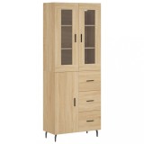 Cumpara ieftin Dulap inalt, stejar sonoma, 69,5x34x180 cm, lemn compozit
