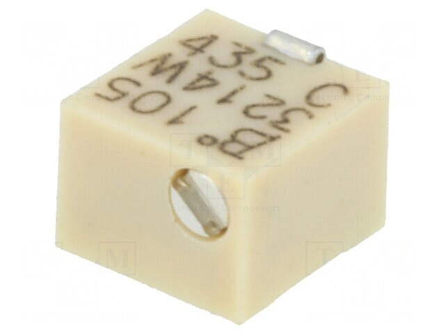 Potenţiometru Multitură 1M&Omega; 250mW SMD Vertical