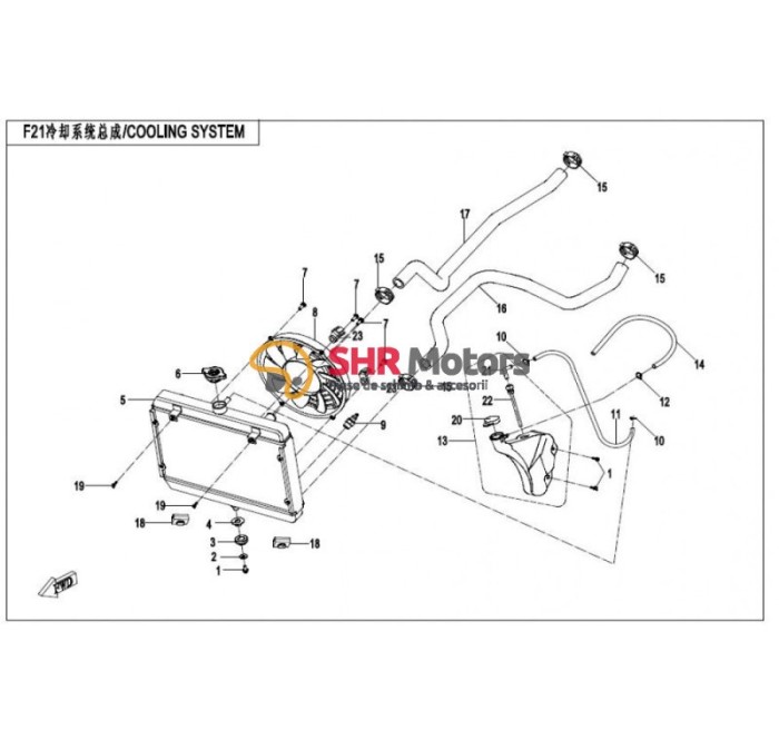 06. Buson (valva umplere) radiator CF 500