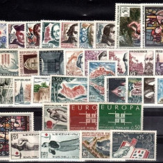 C5012 - Franta 1963 - lot timbre nestampilate MNH,anul complet