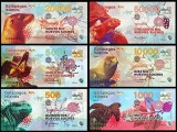 Bancnota Galapagos 500 - 50.000 Nuevos Sucres - PNL UNC ( set x6, aceeasi # serie - vezi descriere )
