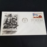 Plic Filatelic Philadelphia 1975. Bicentenar Poșta SUA, FDC Vintage!