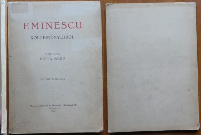 Eminescu , Kpltemenyeibol , Kolozsvar , Clul , 1939 , coordonator Finta Gero foto