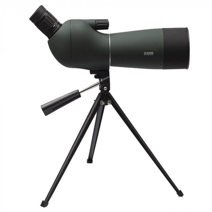 Luneta astronomie IdeallStore&reg;, Space Agent, 20-60x60, zoom optic, 33 cm, verde inchis, trepied inclus