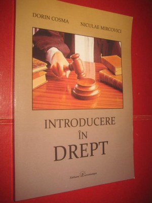 7523- I-Introducere in Drept. 187 pagini. foto
