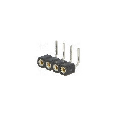 Conector 4 pini, seria {{Serie conector}}, pas pini 2.54mm, CONNFLY - DS1002-01-1*4R13-JK