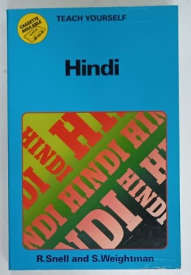 TEACH YOURSELF HINDI by R. SNELL and S. WEIGHTMAN , 1990 foto