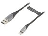 Cablu USB Lightning 0.5m Negru, Vention