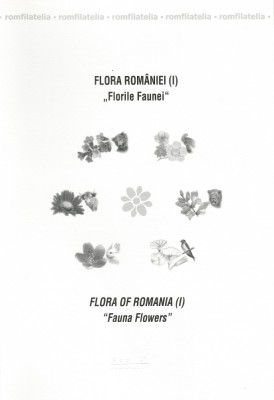 Romania, LP 1926a/2012, &amp;quot;Florile faunei&amp;quot; I (uzuale), carton filatelic foto