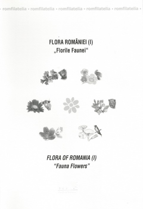 Romania, LP 1926a/2012, &quot;Florile faunei&quot; I (uzuale), carton filatelic