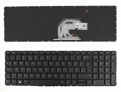 Tastatura laptop noua HP Probook 450 G6 455 G6 450R G6 Black (without frame ) UK foto