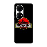 Husa compatibila cu Huawei Mate 40 Pro model Alligator Loki, Silicon, TPU, Viceversa, Transparent, Carcasa