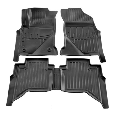 Set Covorase Auto Cauciuc Umbrella Pentru Toyota Hilux VIII (Crew Cab) (2015, 2022) foto