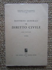 Dottrine generali del diritto civile - Santoro Passarelli Francesco