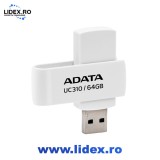 Stick de Memorie 64GB, USB 3.2 - Adata (UC310-64G-RWH) - White