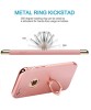 Husa cu folie de protectie inclusa pentru iPhone 6 Plus, MyStyle Pro, Ring Gold Plated, Perfect Fit