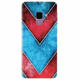 Husa silicon pentru Samsung S9, Blue And Red Abstract