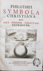 Philothei Symbola Christiana, Frankfurt 1677 foto