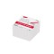 Cub coli albe, notite 9x9 cm, 70g/mp, top 500 post it-uri