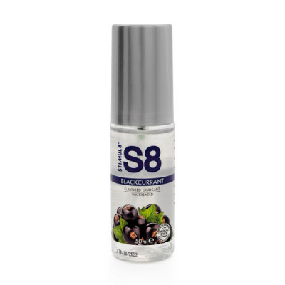 Lubrifianti cu arome - Stimul8 S8 Lubrifiant Sexual pe Baza de Apa cu Aroma de Coacaze Negre 50 ml foto