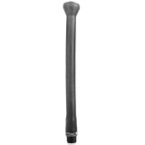 All Black-Duș Anal din Silicon cu Sistem Stopper 27 cm