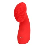 Vibrator pentru deget LOVELINE Textured Finger Vibrator, cu stimulator clitoris texturat, 10 funcții de vibrație, roșu