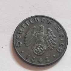 Germania Nazistă 5 reichspfennig 1942 F (Stuttgart)