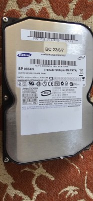 HARD DISK SAMSUNG 160 GB /ROTATII 7200 /8M/PATA , MODEL 1654N , 3,5 , FUNCTIONEAZA foto