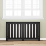 vidaXL Capac pentru radiator Stejar Negru 149 x 20 x 82 cm 869225