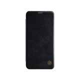 Husa Telefon Nillkin, LG V40 ThinQ, Qin Leather Case, Black