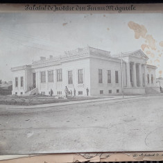 Fotografie mare - Palatul Justitiei din Turnu Magurele, Topografica - 1902 -RARA