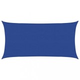 Cumpara ieftin Panza parasolar, albastru dreptunghiular 3x6 m HDPE 160 g/m&sup2;