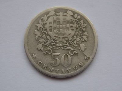 50 CENTAVOS 1929 PORTUGALIA foto
