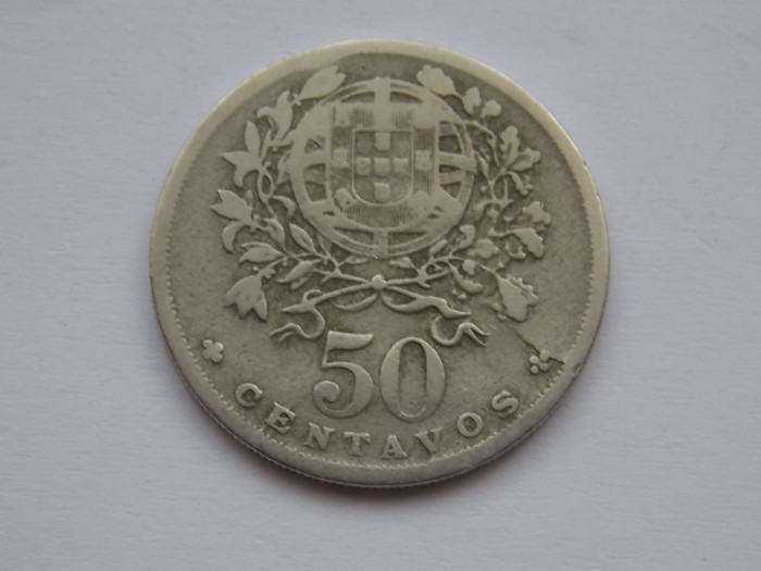 50 CENTAVOS 1929 PORTUGALIA