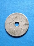 Moneda Romania 5 bani 1905