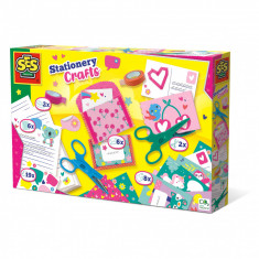Set creativ - Papetarie pentru copii cu accesorii incluse,+4 ani