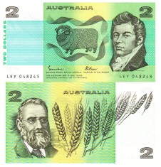 Australia 2 Dolari 1985 P-43e UNC