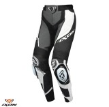 Pantaloni pentru scuter - motocicleta femei piele Racing Ixon vara model Vortex 3 LS culoare: negru/antracit/alb Negru/antracit/alb M