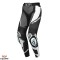 Pantaloni pentru scuter - motocicleta femei piele Racing Ixon vara model Vortex 3 LS culoare: negru/antracit/alb Negru/antracit/alb S