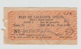 bnk div CFR Bilet de calatorie special 6 lei