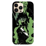 Husa compatibila cu Apple iPhone 15 Pro Max model Batman and cat woman, Silicon, TPU, Viceversa, Transparent, Carcasa